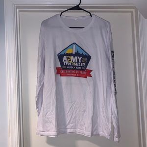 basic army long sleeve tee